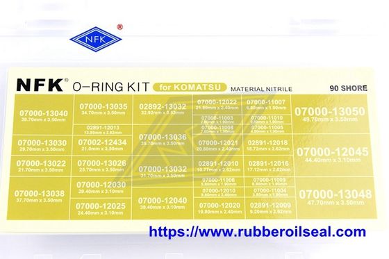 435pcs NBR90 Oring Searies Box Repair Seal 30 Sizes Oring Kit Set For Komatsu Excavator