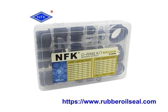 435PCS NBR90 O-Ring Kit 30 Sizes Rubber Seal Box Repair Set For Komatsu Excavator Hydraulic System