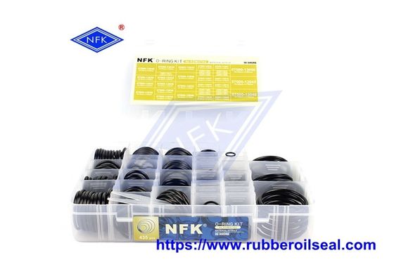 435pcs NBR90 Oring Searies Box Repair Seal 30 Sizes Oring Kit Set For Komatsu Excavator