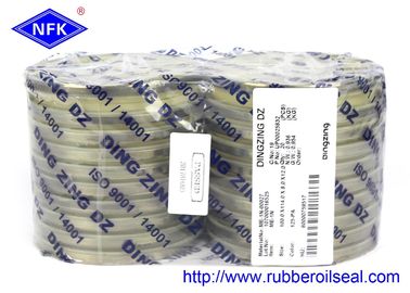 Пылезащитное резиновое уплотнение DINGZING ME-1N 100×114×8 TPU/8L95+SPCC Бежевый 95A Сверхпрочное пылезащитное уплотнение